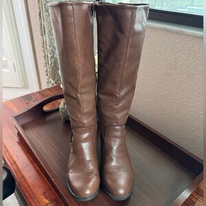 Brown Knee-High Boots